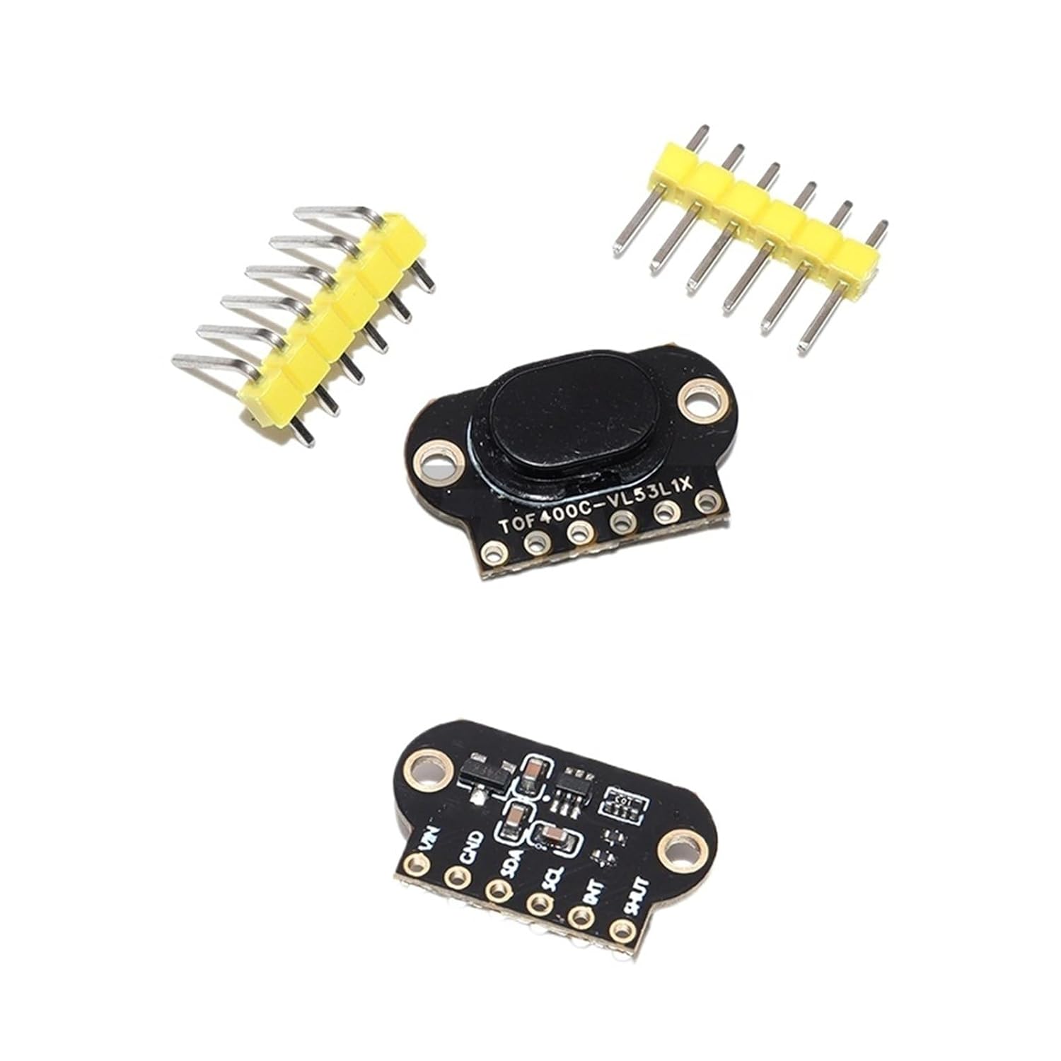 TOF050C TOF200C TOF400C VL6180/VL53L0X/VL53L1X Time of Flight (ToF) Laser Ranging Sensor Module 50CM/2M/4M IIC for Arduino STM32(TOF400C-VL53L1X)