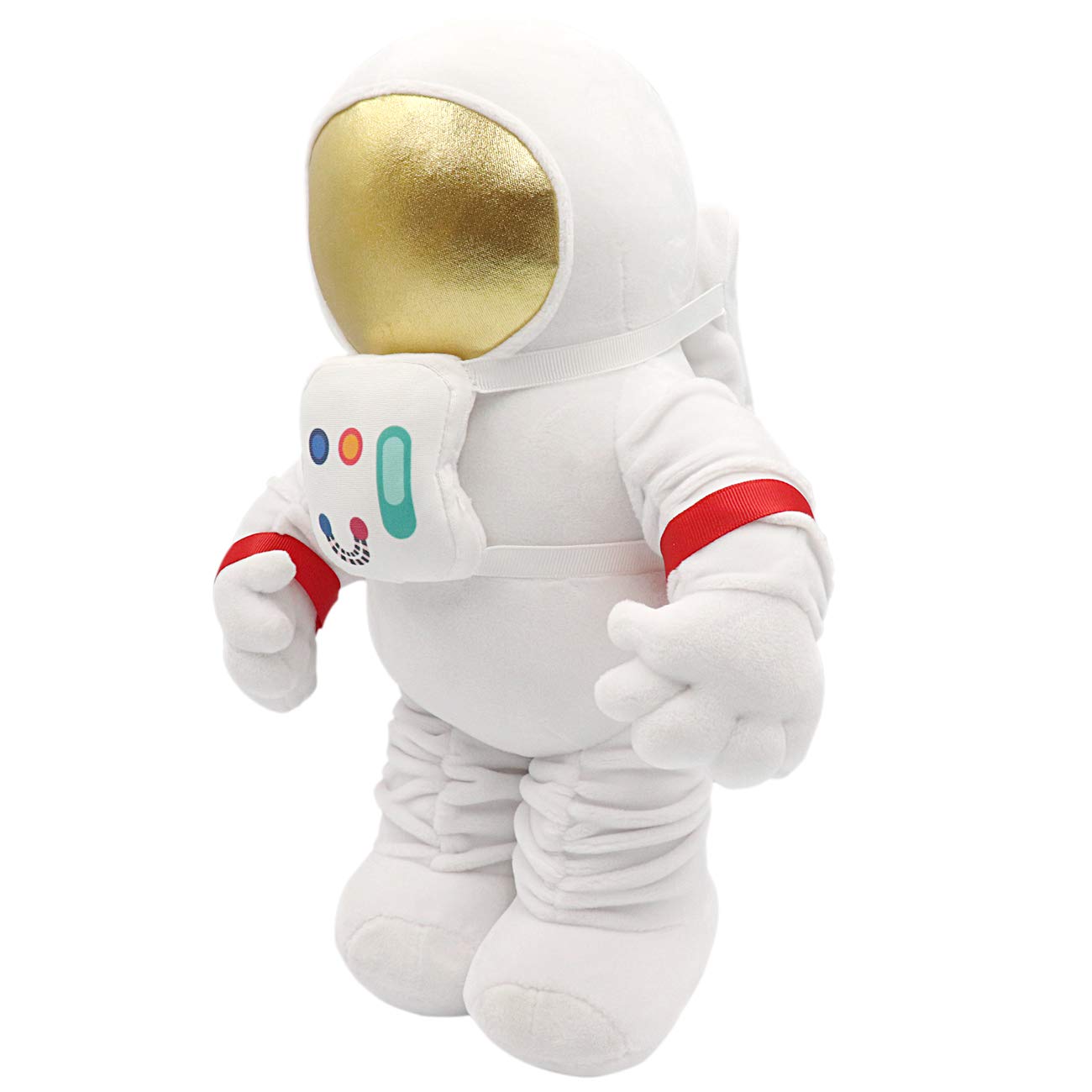 Fortuning's JDS Astronauta, peluche astronauta, cuscino morbido, giocattolo kawaii, peluche Huggable, giocattolo per la stanza, bianco, 12,9 pollici