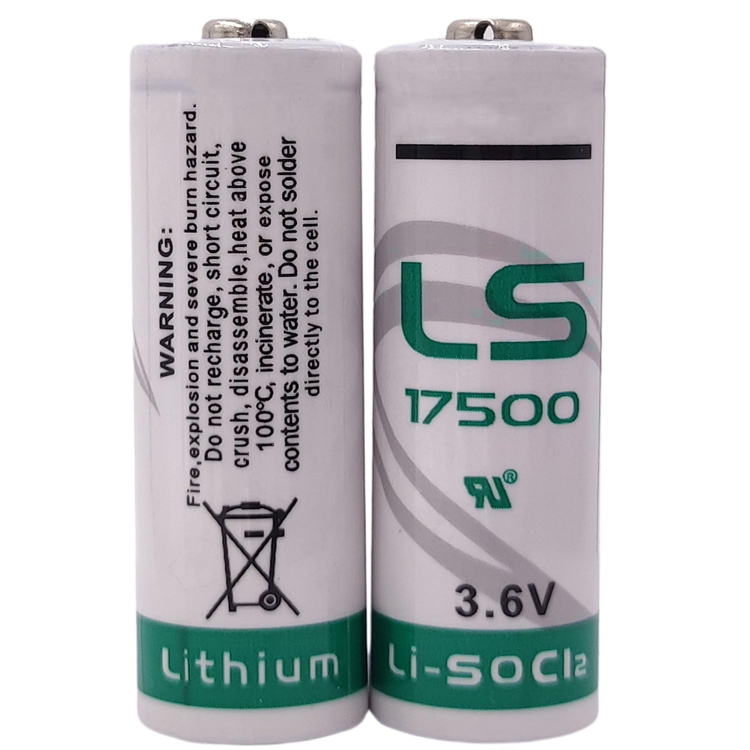DCYNXC 100Pcs LS17500 3.6V 3600mAh Lithium Battery Replacement for LS17500 CNC Size A Battery