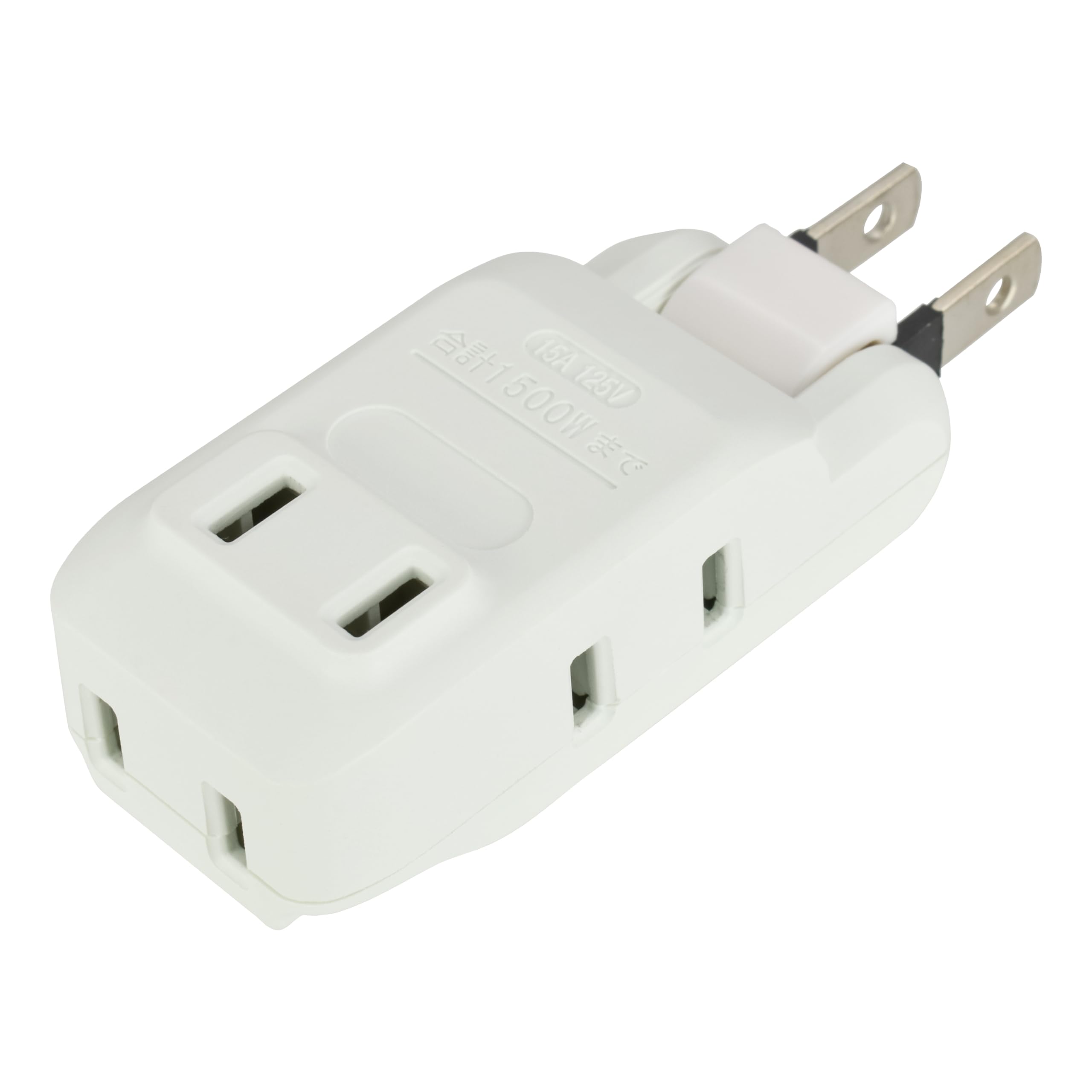 オーム(OHM)オーム電機 電源タップ 4個口マイクロタップ ホワイト HS-A…