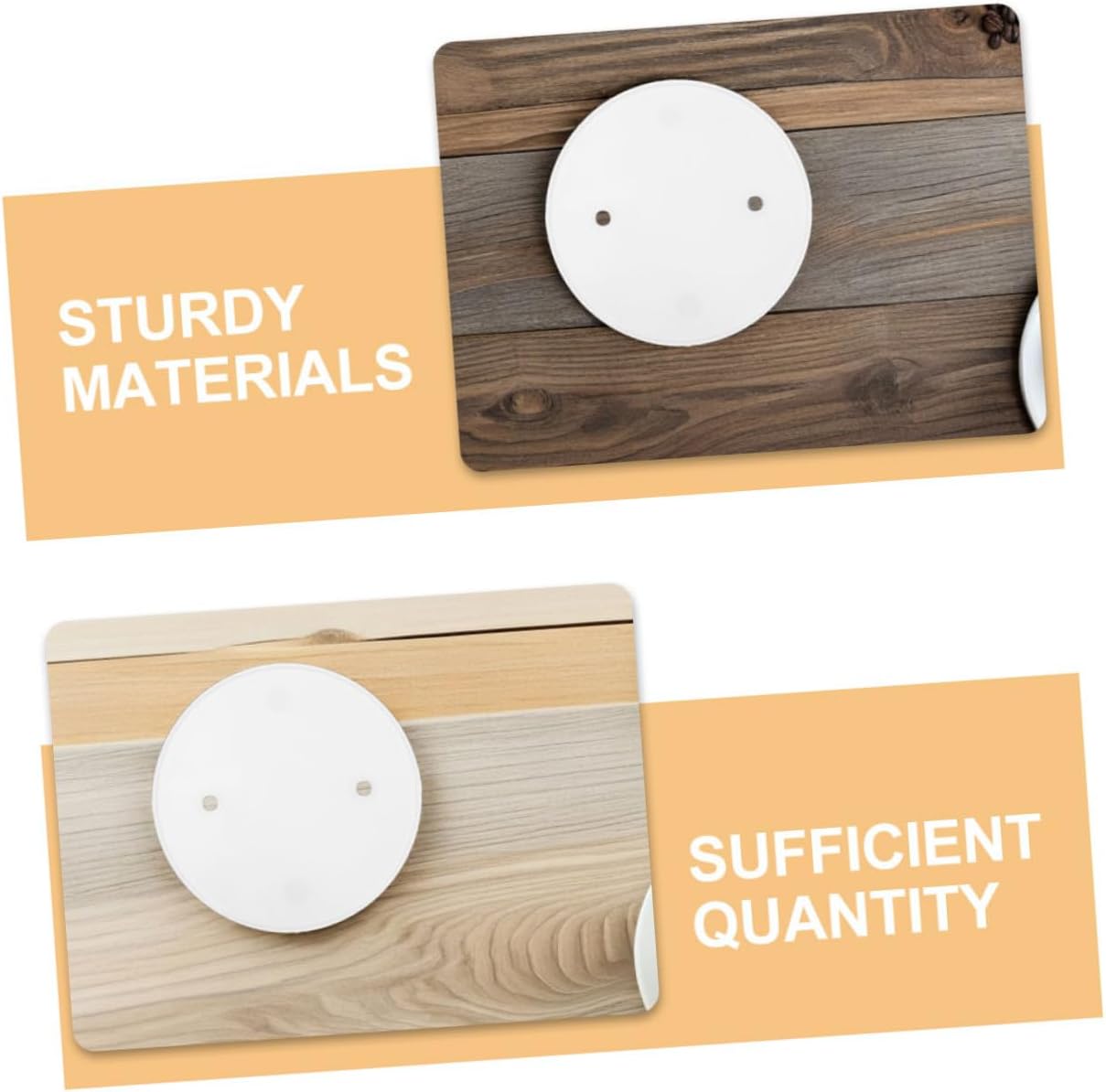 Blank Cover Wall Plate，12pcs Ceiling for Raised Ring Box Round for Oversize Openings Drywall Plaster Imperfections