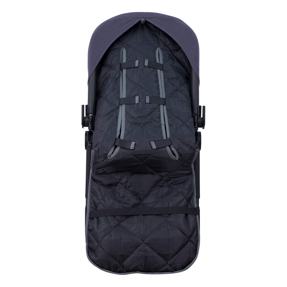 JYOKO KIDS Saco Universal para Cochecito y silla de Paseo, Saco de abrigo para Carrito de Bebé Con Forro de Algodón, Primavera/Entretiempo (WINTER SKY, ALGODON)
