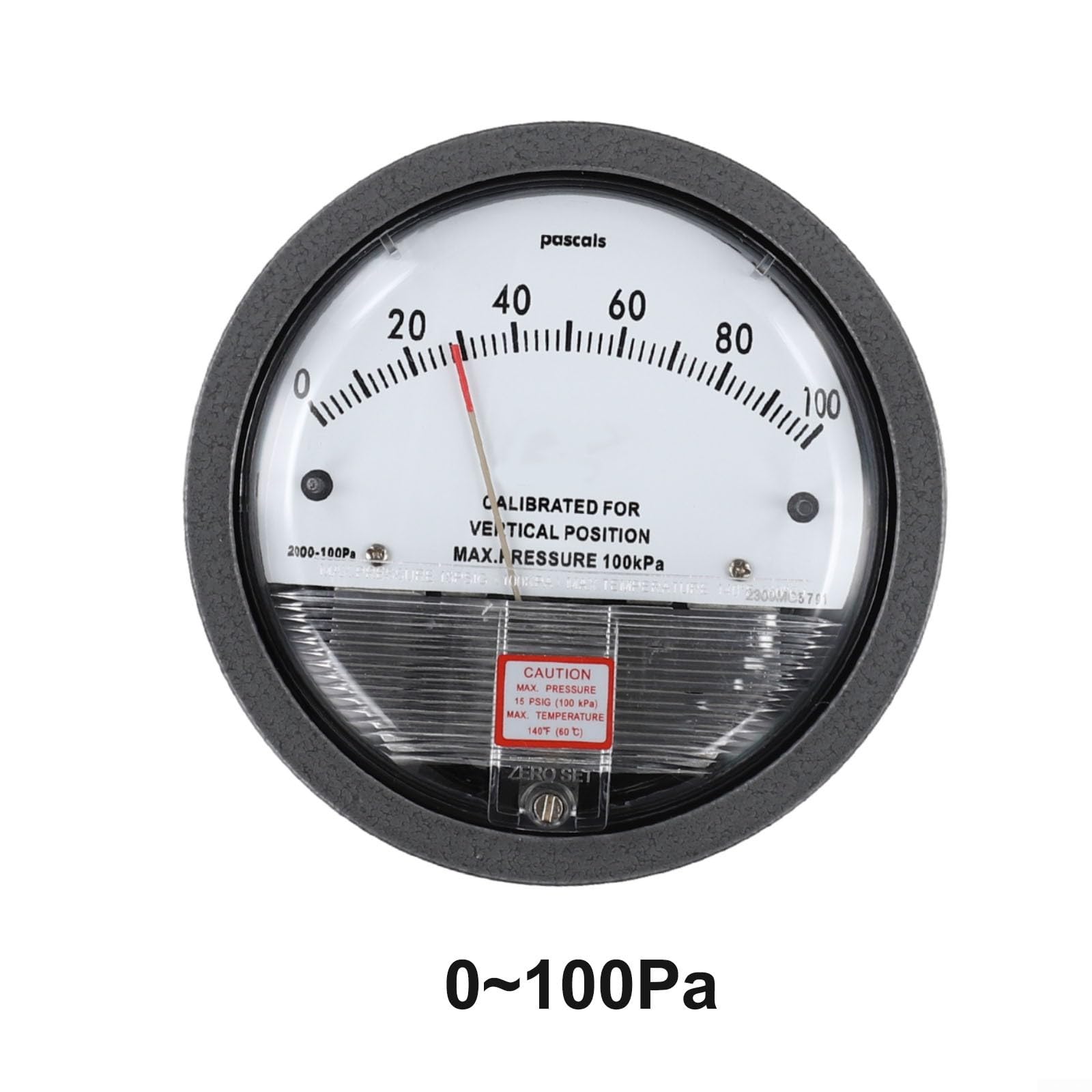 Manómetro de presión diferencial resistente a las vibraciones para HVAC (0