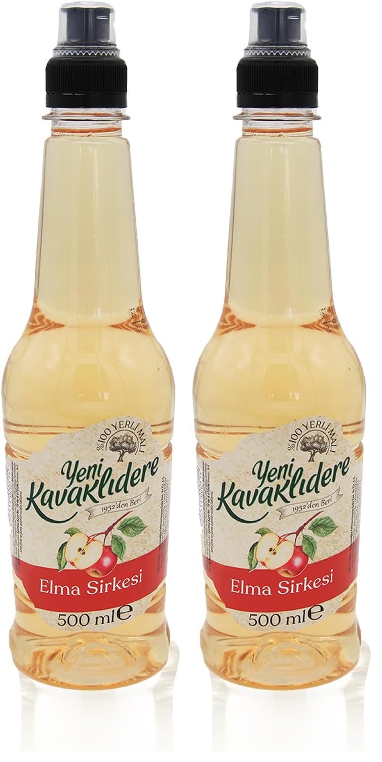 Yeni Kavaklıdere Elma Sirkesi 500 ml 2li paket