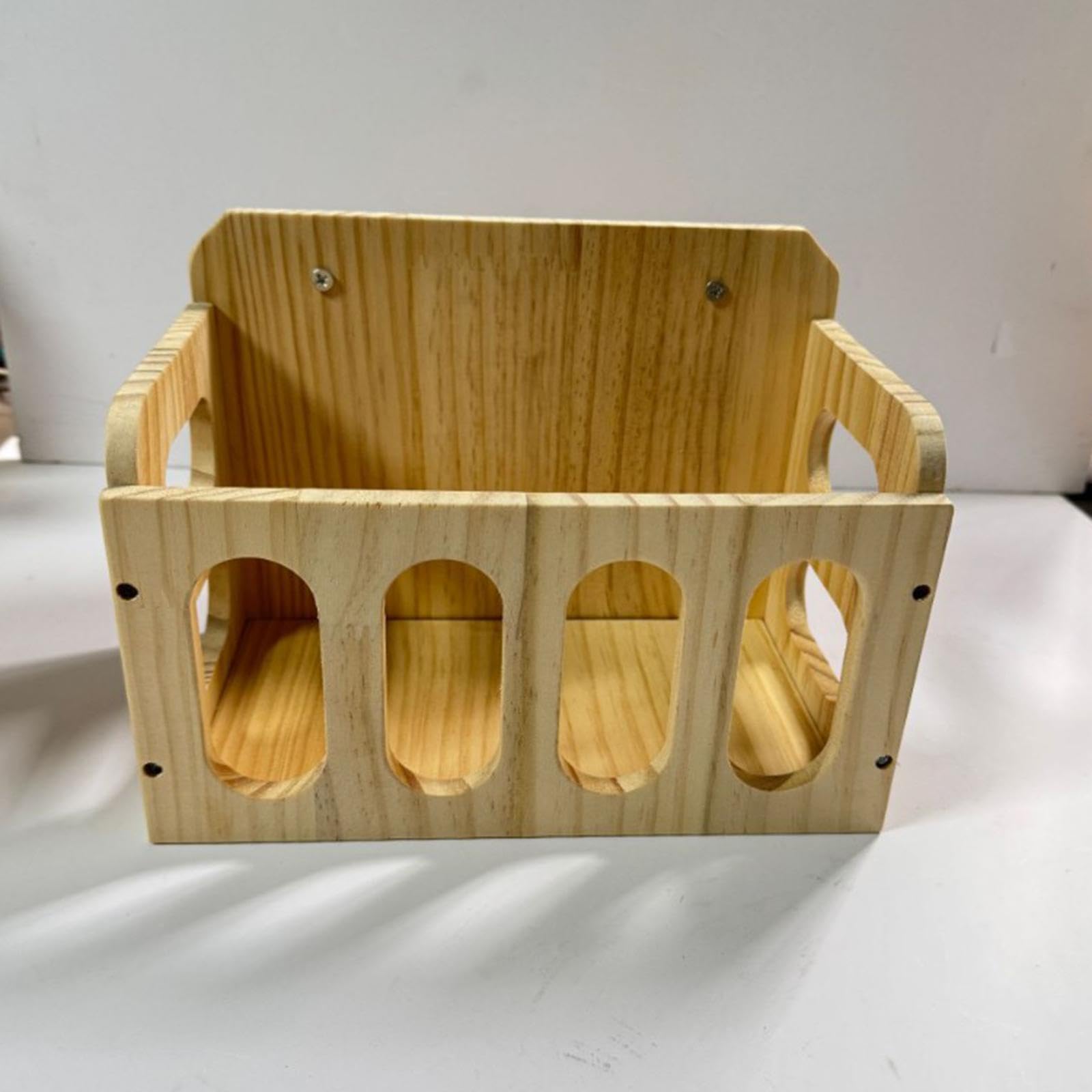 Mangiatoia Portatile in Legno per Conigli, Ricci, Furetti E Criceti.