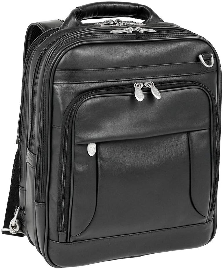 McKlein LINCOLN PARK, 15" Backpack Laptop Briefcase, Laptop & Tablet, Travel Business Backpack & Cross-Body, Dual Compartment Laptop/Computer & Tablet Backpack Bag Case