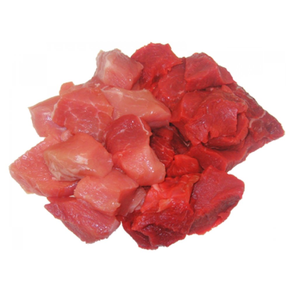 MeinMetzger Gulasch gemischt, Rind & Schwein, extra mager 5.000 g