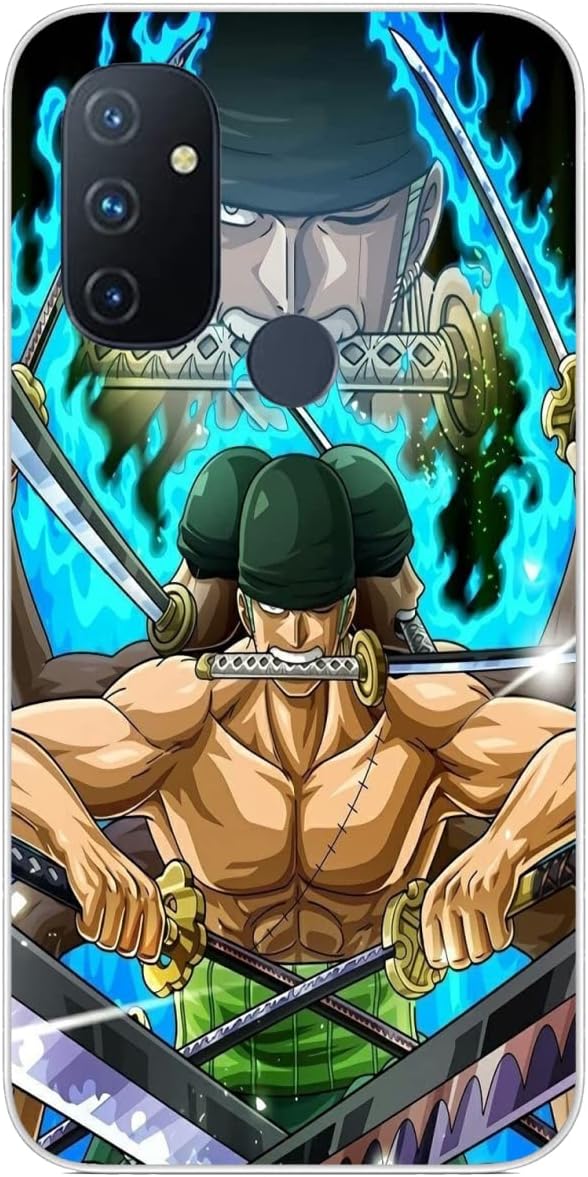 Amazon Com Case For Oneplus Nord N100 Oneplus Nord N100 5g One With Piece Zoro 751 Soft Tpu Frame Slim Cover Clear Cell Phones Accessories