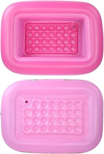 Miniatura 7 de Piscina familiar inflable con bomba de 47.2 x 35.4 x 14.2 in, piscinas para niños y adultos o toda la familia, más que otras piscinas inflables para