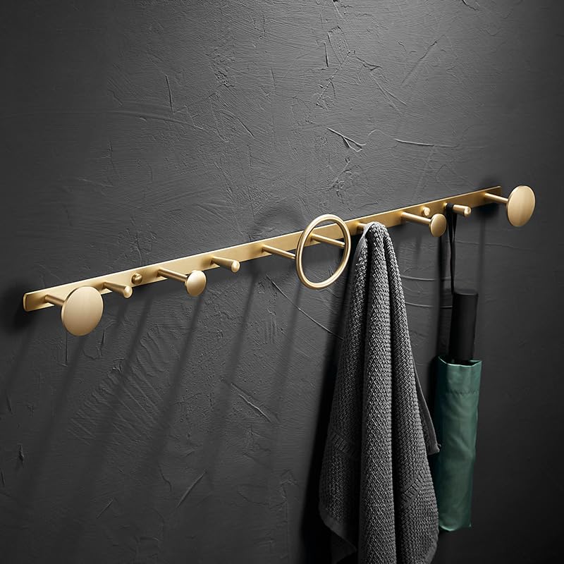Crochet à vêtements pour chambre avec 6 ou 8 crochets et anneaux de suspension