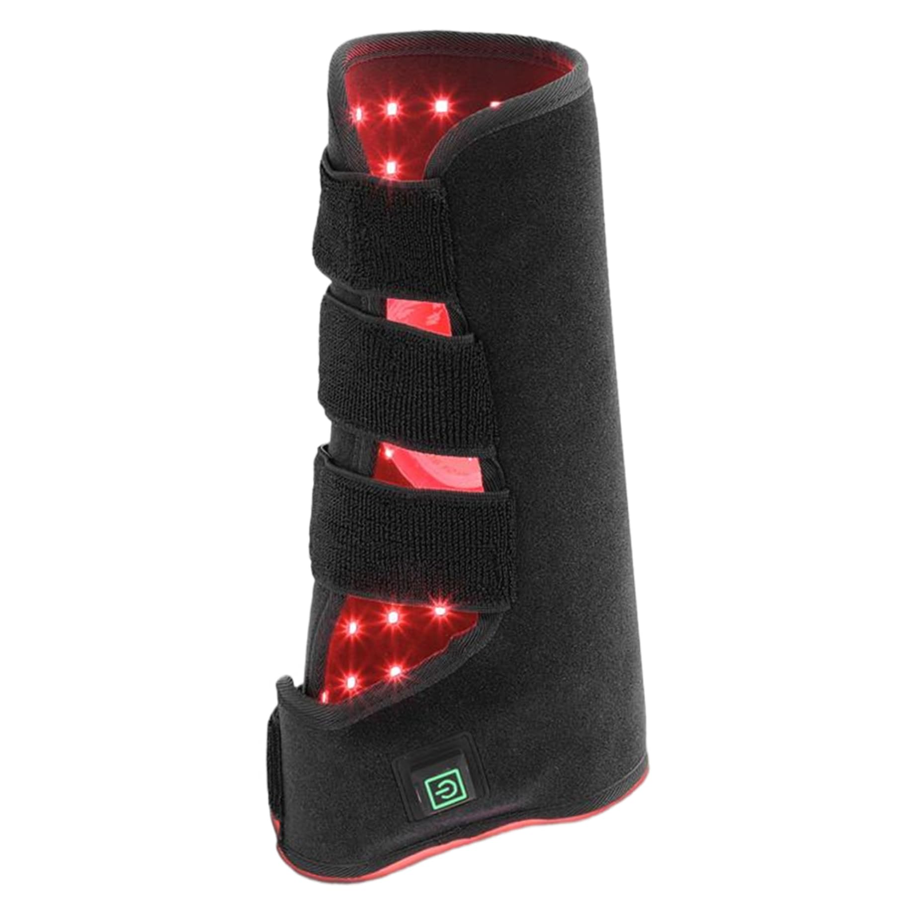Jorzer Cinturón de luz roja, Envoltura de luz roja LED infrarroja de 850 NM y 660 NM, infrarrojo portátil portátil para músculo de Caballo de Pata de Caballo, Derecha-