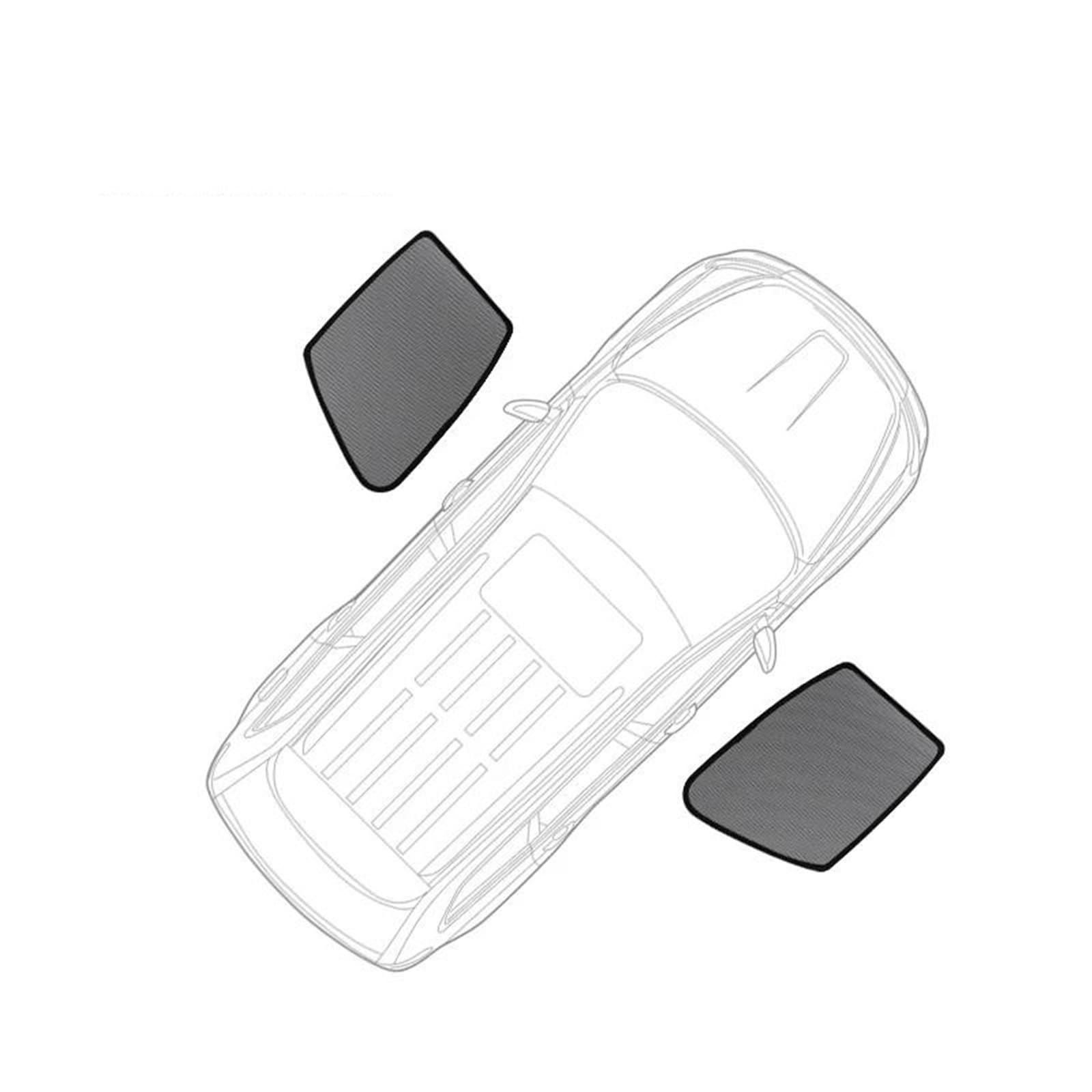 SYLTER Parasoles para Mercedes para Benz Clase A para W176 2012-2018 180 200 Parasol Ventana Coche Cortina Parasol Visera Protectora Niños Coche Parasol(2PCS Front)