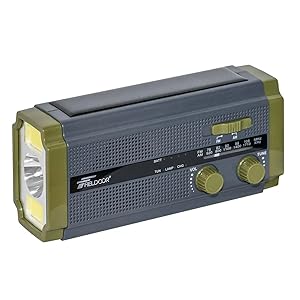 FIELDOOR 防災マルチラジオ 4500mAh 手回し ソーラー 乾電池対応 FIELDOOR 防災マルチラジオ 4500mAh 手回し ソーラー 乾電池対応