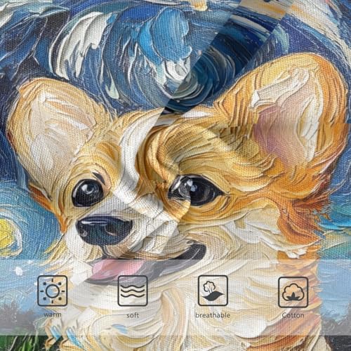 Cute Baby Corgi Dog Van Gogh Starry Night Toddler Girls's Underwear 2T 202b85833