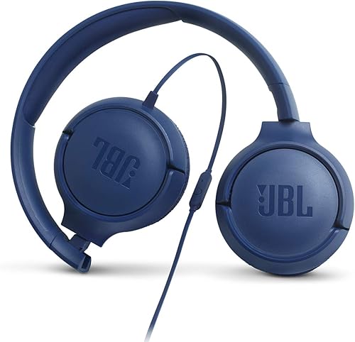 Miniatura 6 de JBL Tune 500 - Auriculares con cable en la oreja, sonido JBL Pure Bass, control remoto/micrófono de 1 botón, cable plano sin enredos, diseño ligero
