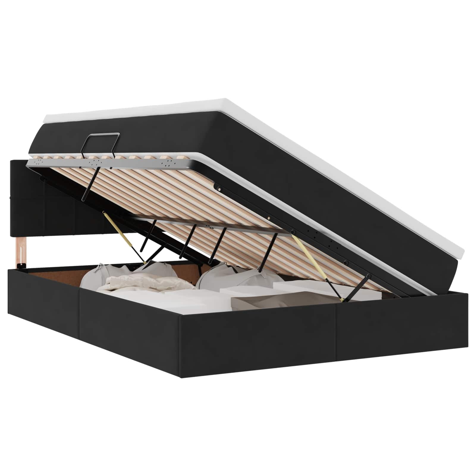 Homgoday Cama de Almacenamiento Moderna con Elevación Hidráulica - Diseño Estiloso, Confort Superior y Materiales Duraderos
