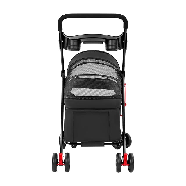Foto 8 de 8 de KiwiHood Carrito plegable para mascotas para perros y gatos pequeños y medianos de hasta 40 libras