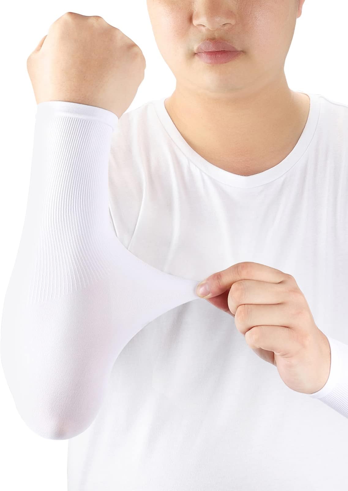 Arm Sleeves UV Protection,Arm Warmers Support Stretchy Anti-slip,Compression Sleeves to Cover Arms Womens Mens Youth for Covering Tattoo Basketball Running Cycling Gardening Outdoor