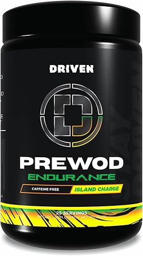 riven PREWOD Pre-entrenamiento sin cafeína  25 porciones  Suplemento sin estimulantes con soporte de beta-alanina, citrulina y electrolitos