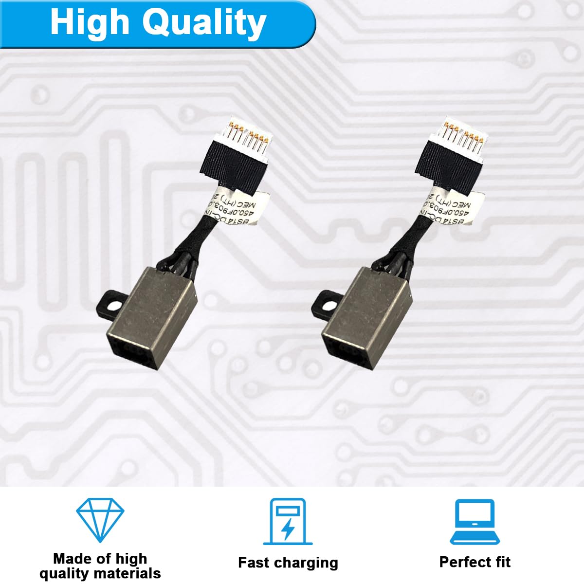 GinTai DC Power Jack In Cable Replacement For Dell Inspiron 14 5481 - Foto 8