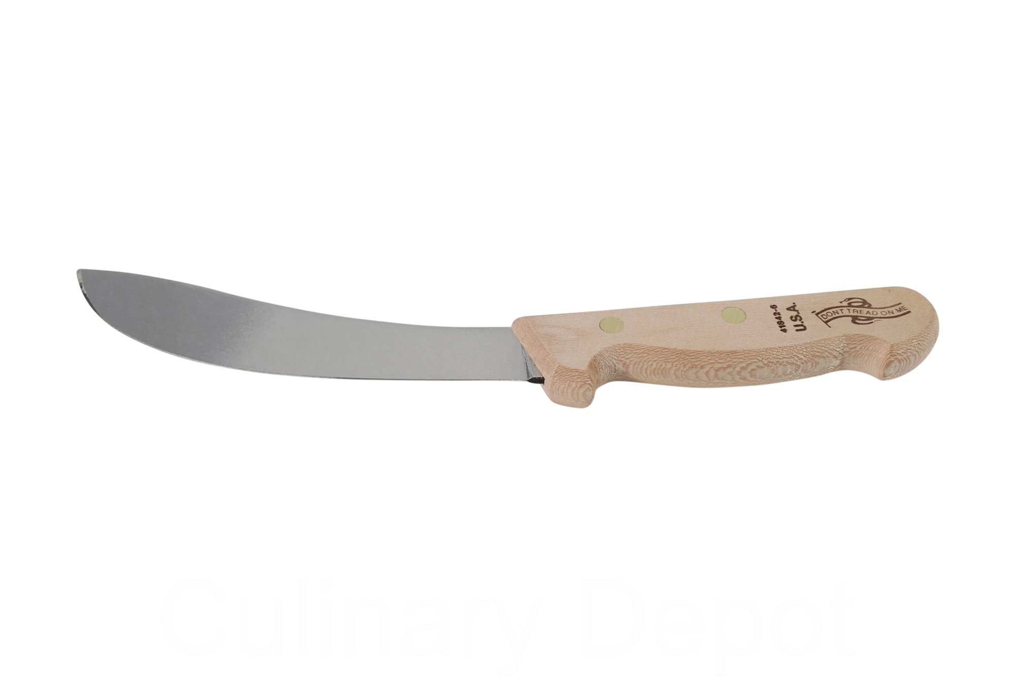 Dexter-Russell 6" Beef Skinner Knife - High-Carbon Steel Blade With Rosewood Handle, Hunting & Butcher Tool - View #6