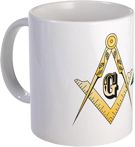 CafePress Masonic Eastern Star - Taza de café de cerámica, taza de té, 11 onzas