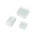 PiBOX India Raspberry Pi 4 Heatsink, 3 Pieces Raspberry Pi Aluminum Heatsinks with Thermal Conductive Adhesive Tape for Raspberry Pi 4B Model B - 3 Pieces gallery image