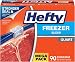 Hefty Slider Freezer Bags, Quart, 90 Count