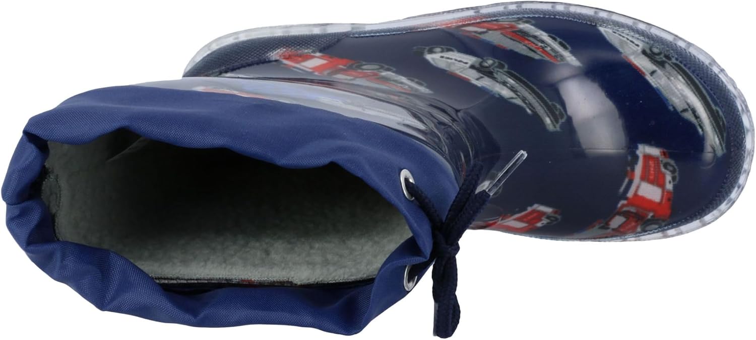 Lico Boy's Wellington Boots Rain, Navy Red Blue, 13.5 UK