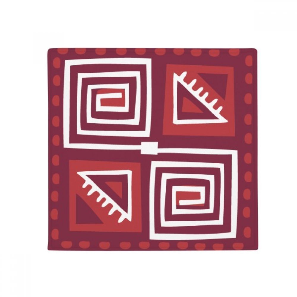 Pet mat antidérapant 80cm couleur vin rouge totems du Mexique