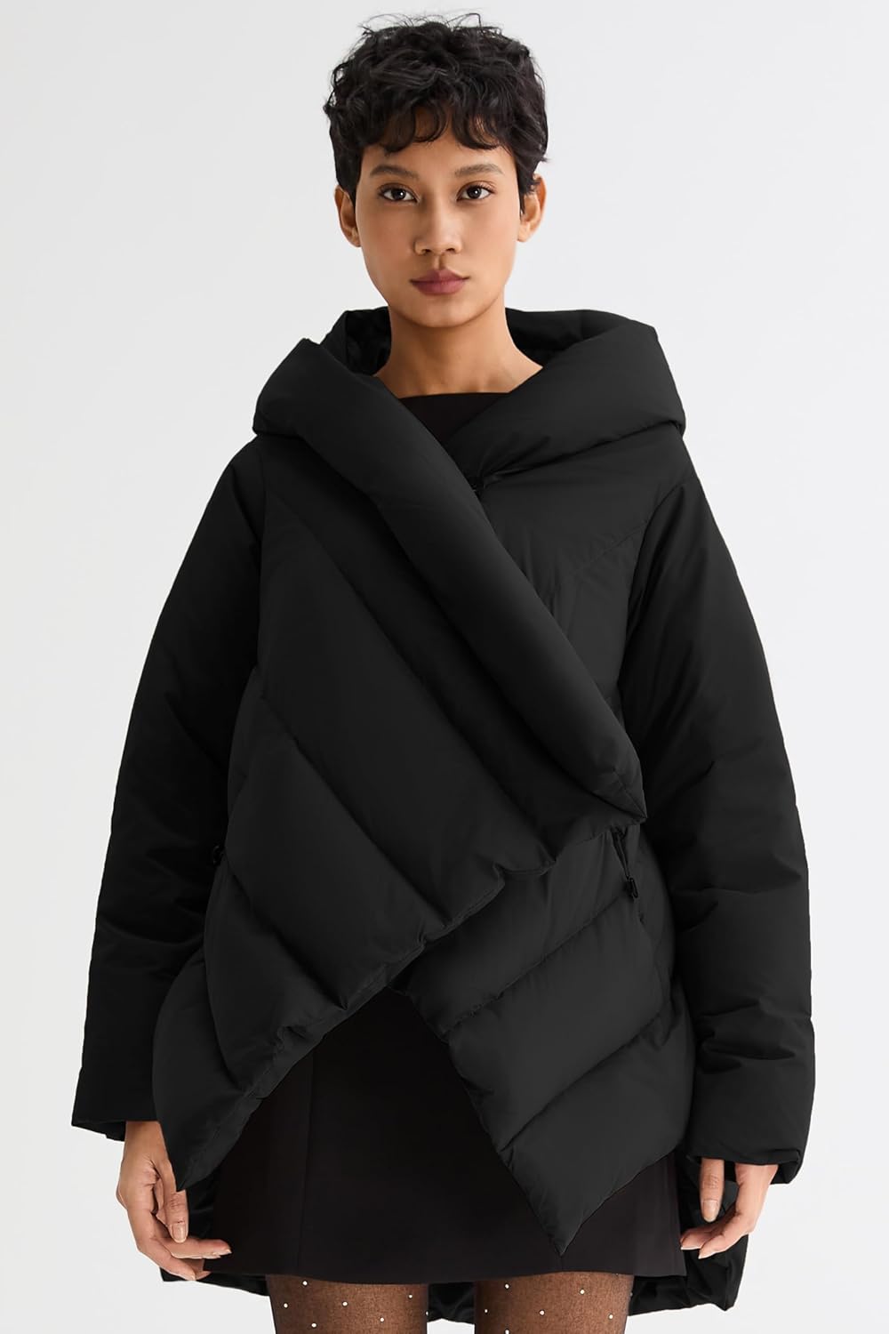 Orolay Women's Puffer Down Coat Cloak-Type Jacket - Image 4