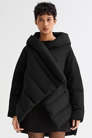 Orolay Women's Puffer Down Coat Cloak-Type Jacket