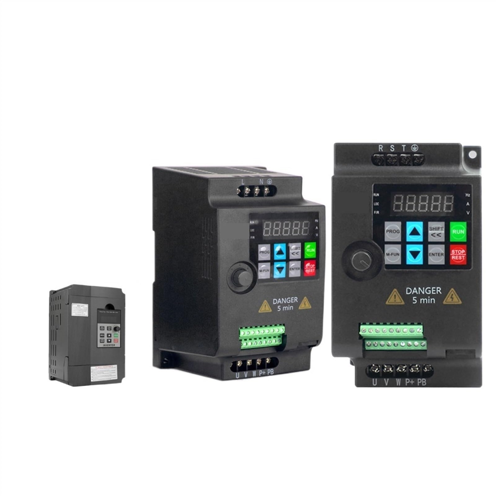 Variador De Frecuencia Regulator prędkości częstotliwości VFD 2.2KW 12A 220 V AC napęd silnika jednofazowy trójfazowy zmienny falownik Kompaktowa konstrukcja(2.2kw 1 Phase)