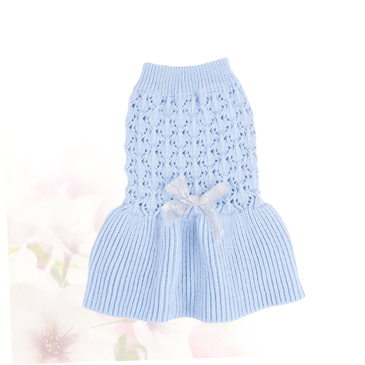 BESPORTBLE 2pièces Pull pour Chien Et Chat De Printemps Laine Douce Vêtement à Deux pour Chiens Et Robe Adorable Bleu s