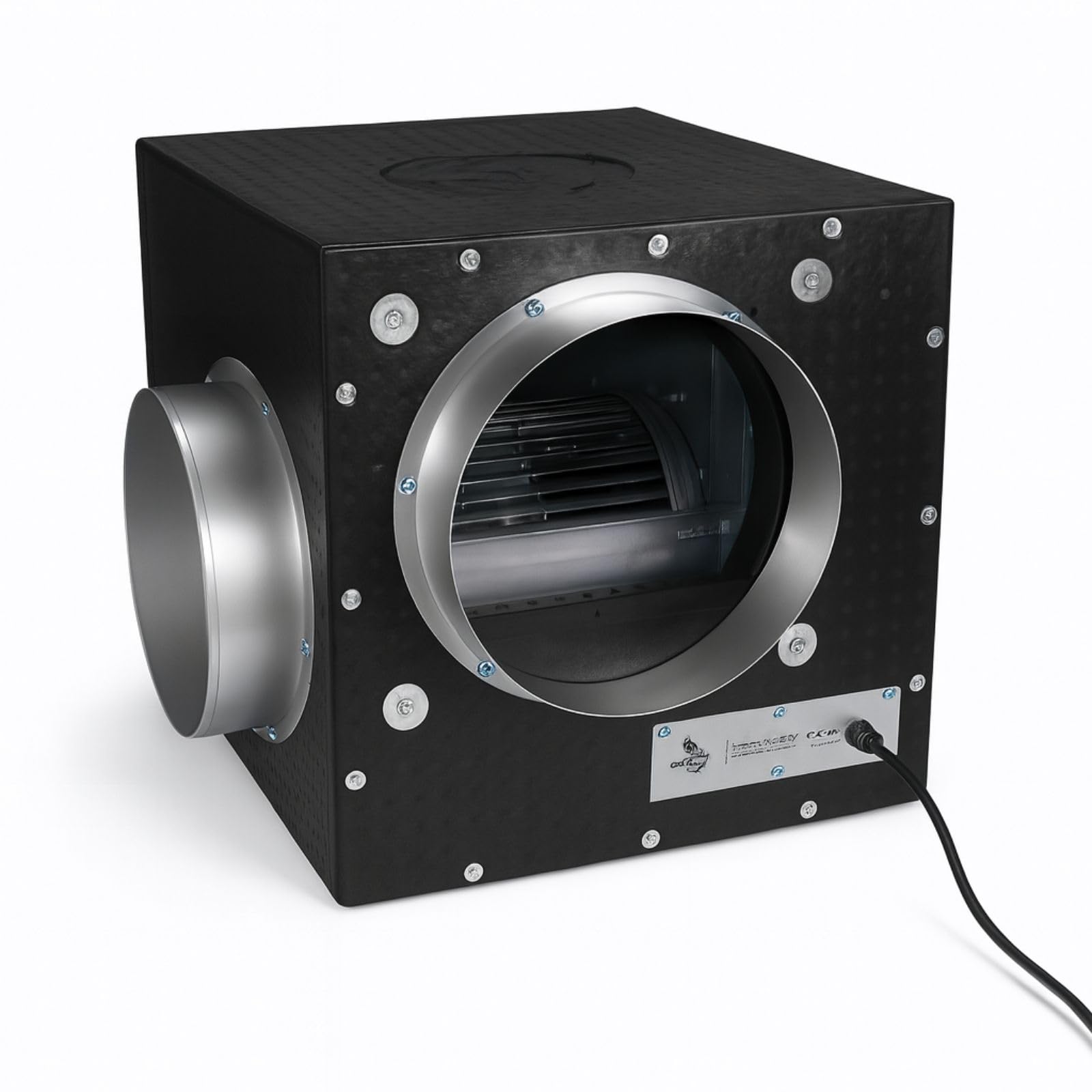 Weedness Extracción Aislada Caja 550 m3/h - Ventilador Tubo Ventilador Tienda Cultivo Ventilador Axial Ventilador Tubo
