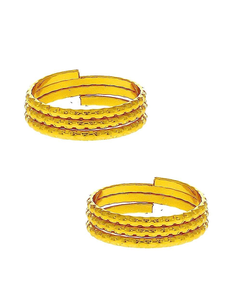 PLUS® Jewellery Golden Colour Simple & Stylish Traditional Toe Ring/Bichudi For Women-image-49