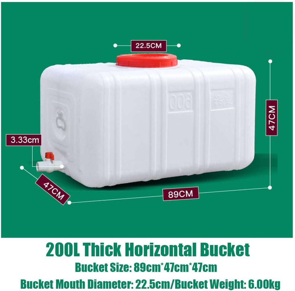 Water Tank Cold Water Camping Water Storage Carrier Jug 200L Camping & Hiking Water Storage Water Container Outdoor Travel Multifunctional Water Tank Plastic Cube Barrel