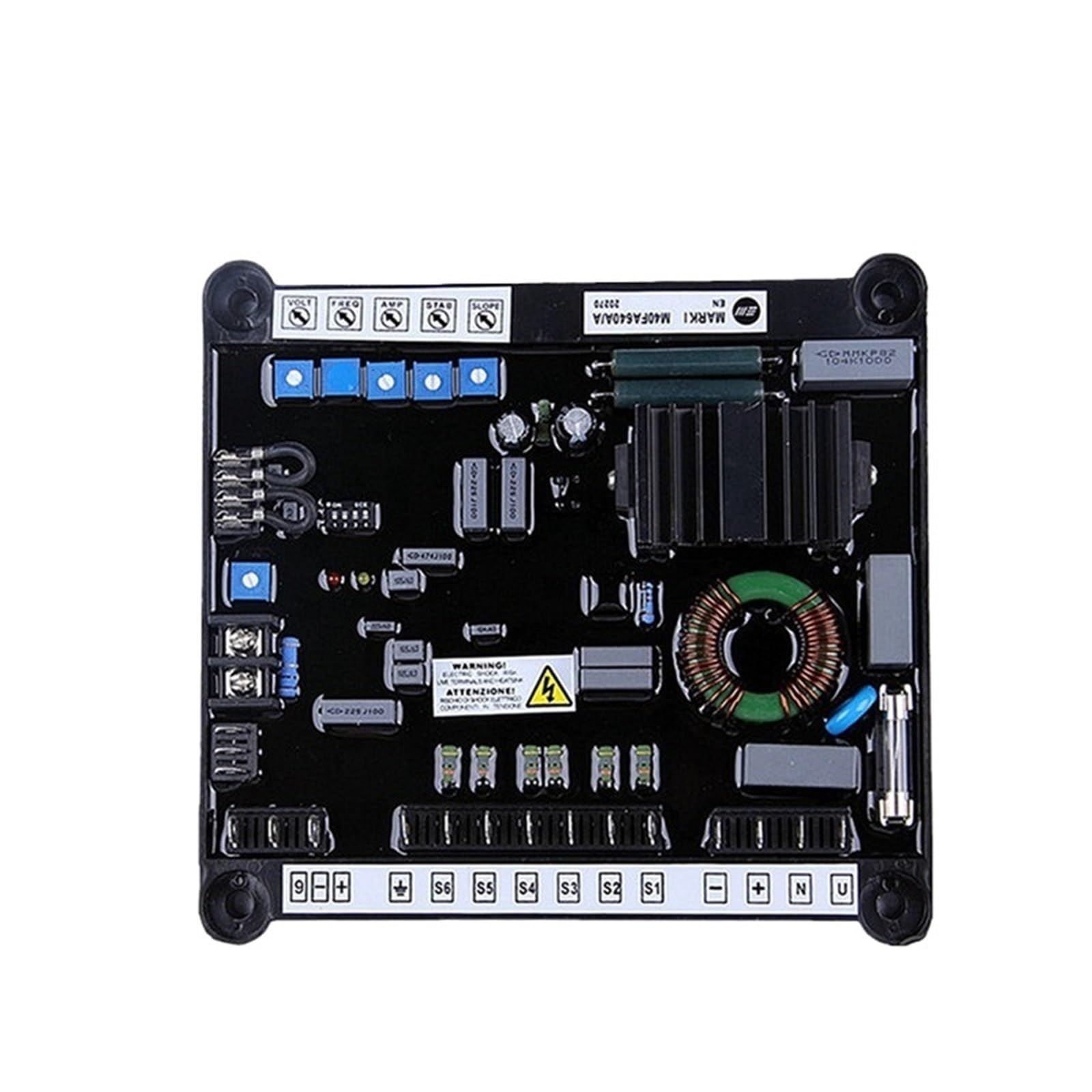 1 pz. Regolatore di Tensione Automatico stabilizzatore generatore Diesel AVR M40FA640A trifase Pezzi Ricambio(M40FA640A)