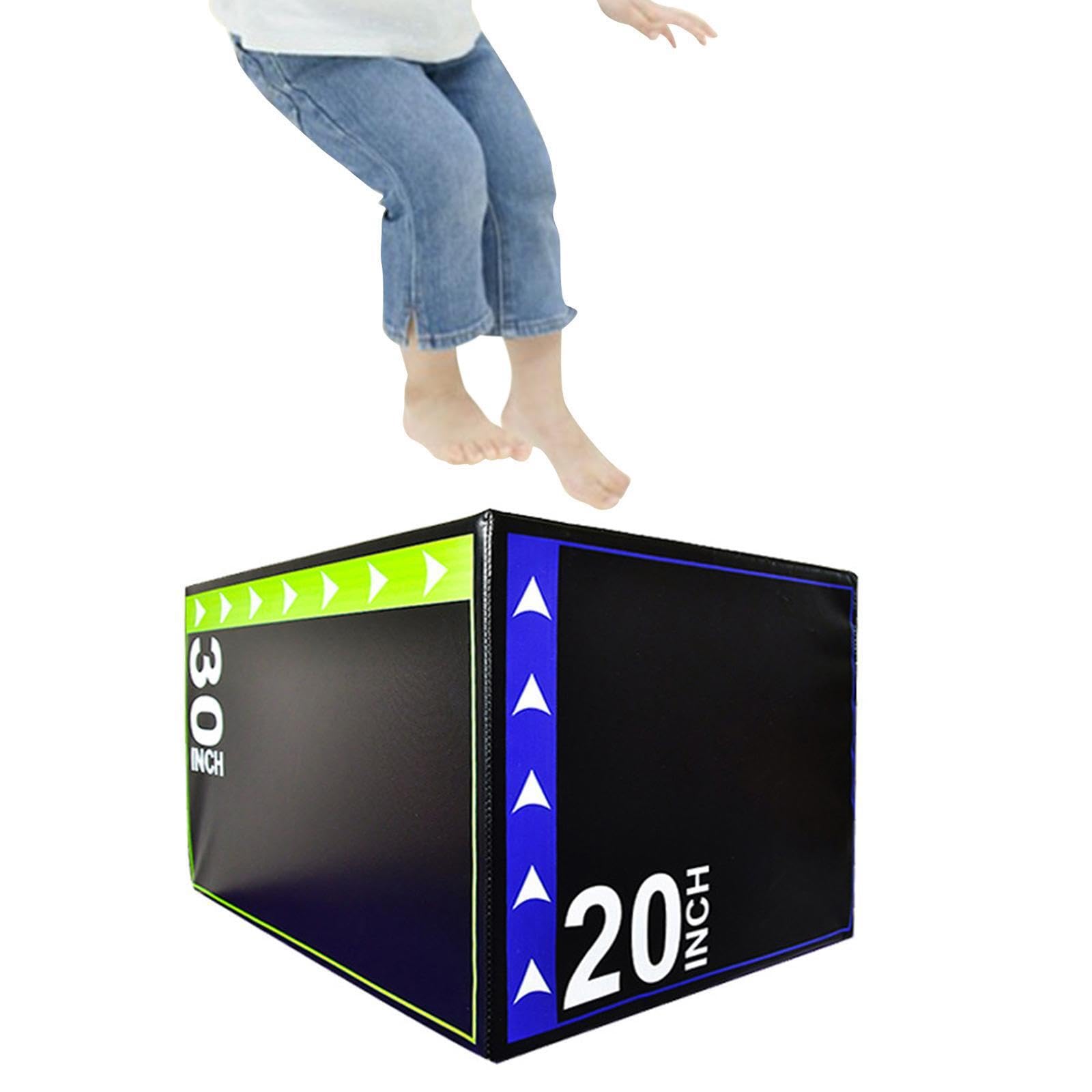 Vielseitige Sprungbox – Box, optimal für das Heim Fitnessstudio. Mit weicher Polsterung für mehr Sicherheit. Geeignet für Konditionstraining,