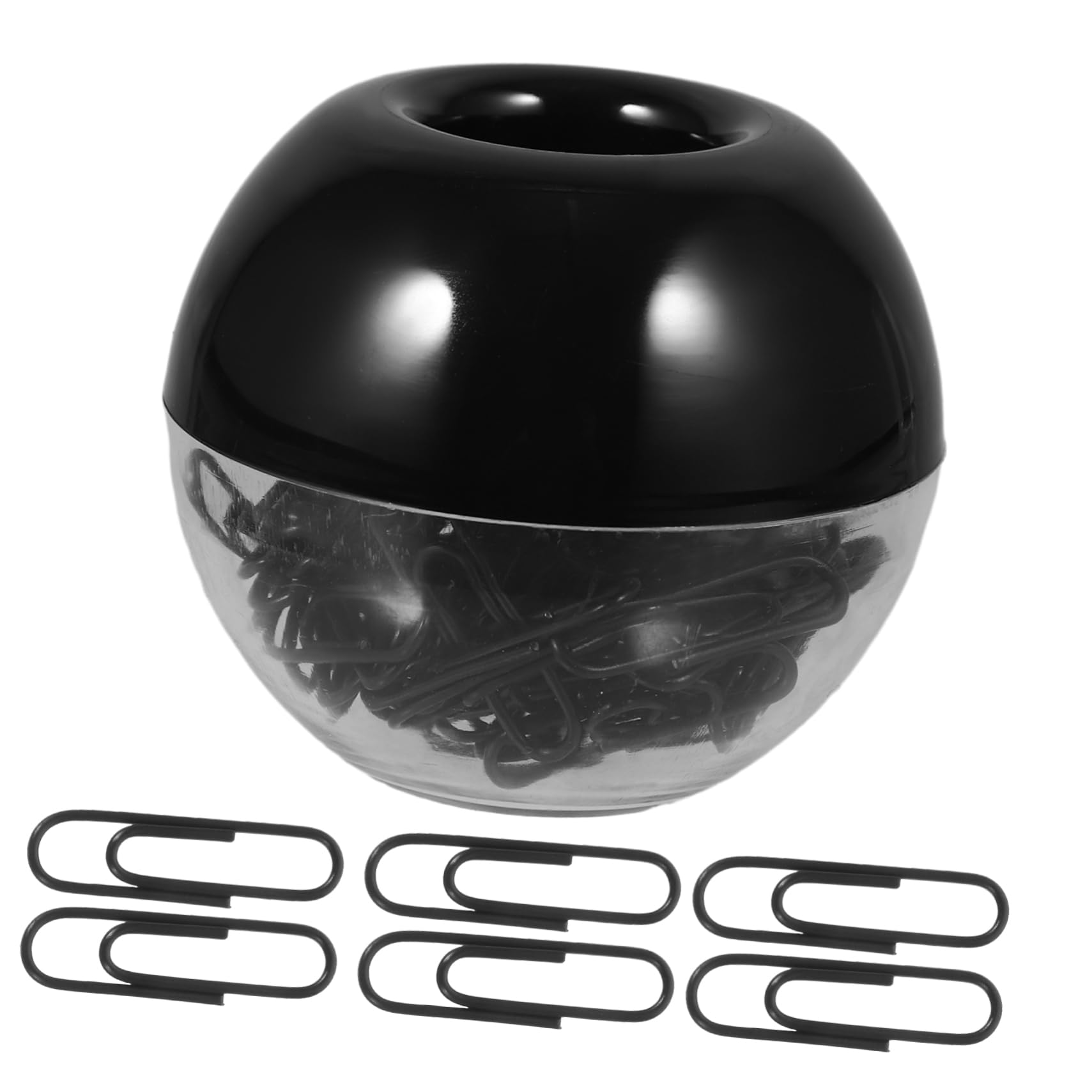 jojofuny 4 Set Cartoleria di paperclip piccola graffetta Clip di carta in metallo graffette a forma creativa graffette creative piccole graffette ferro da stiro Black