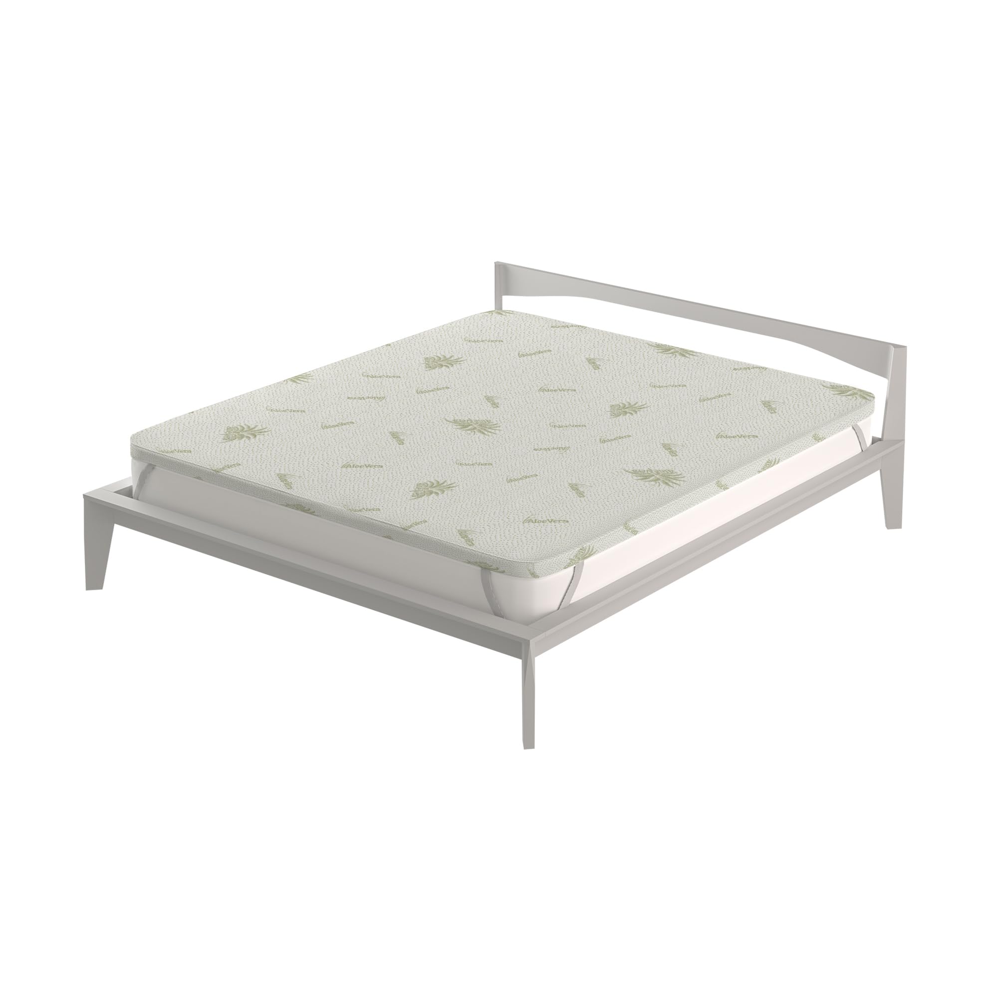 Topper Memory Foam ALOE letto Matrimoniale Maxy 180x200 cm, altezza 5 cm,  Made in Italy, Rivestimento Sfoderabile e Lavabile, Coprimaterasso con  Elastici per fissaggio al materasso : Amazon.it: Casa e cucina