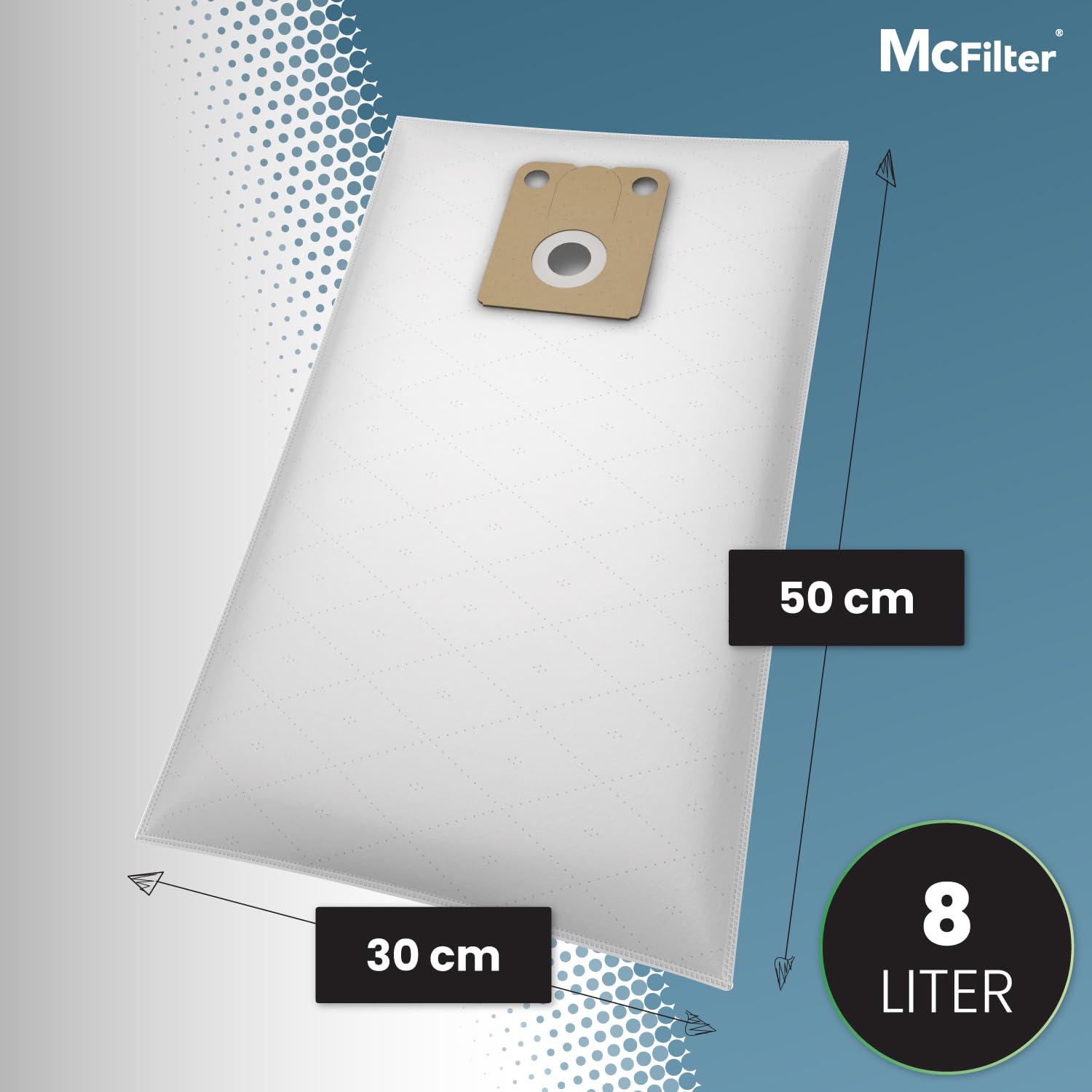 10 Staubsaugerbeutel Für Nilfisk HDS 2000 - 5-lagige Vliesbeutel Mit Gummiring