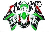 Vista 20 de Kit de carenado de motocicleta apto para Kawasaki ZX-7R 1996 97 98 99 00 01 02 2003 ZX7R 1997 1998 1999 01 02 ABS Carrocería de plástico verde