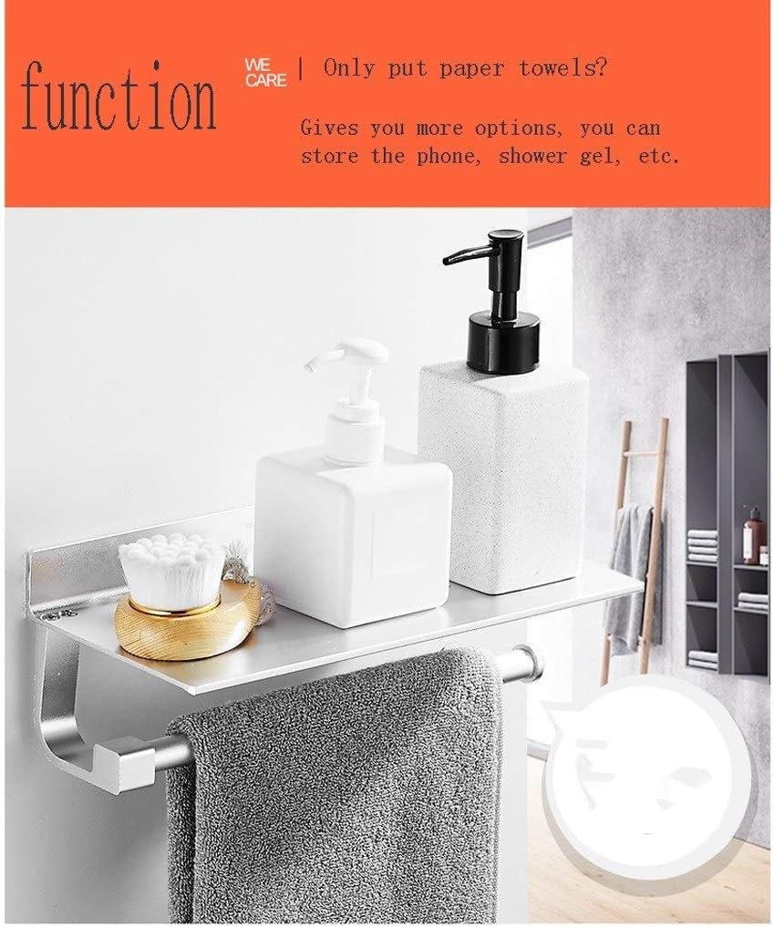Toilet Paper Holders Bathroom Stainless Steel Toilet Paper Holder Roll Holder Storage Rack Wall-Mounted Punch-Free Toilet Paper Holder Bathroom Toilet Paper Holder