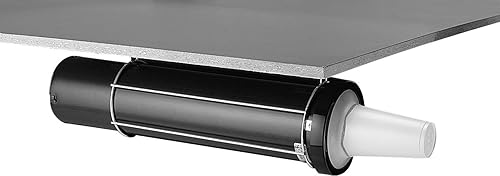 Miniatura 9 de San Jamar Ez Fit - Dispensador de tazas de montaje en superficie para tazas de 6 a 24 onzas con juntas intercambiables para restaurantes, comedores
