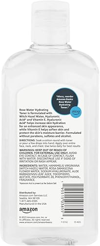 Miniatura 2 de Tienda Basics Tónico hidratante de agua de rosas, 16 onzas líquidas, 1 paquete