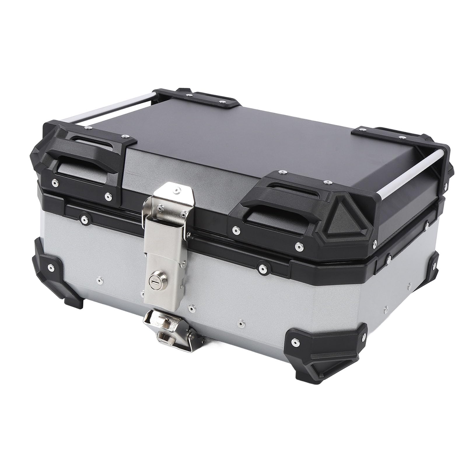 Tonysa Kufer Motocyklowy 25L ze Stopu Aluminium, Szybkie Mocowanie, for