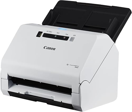 Vista 8 de Canon imageFORMULA R40 - Escáner de documentos de Office, Windows y Mac, escaneo dúplex, fácil configuración, escanea una amplia variedad