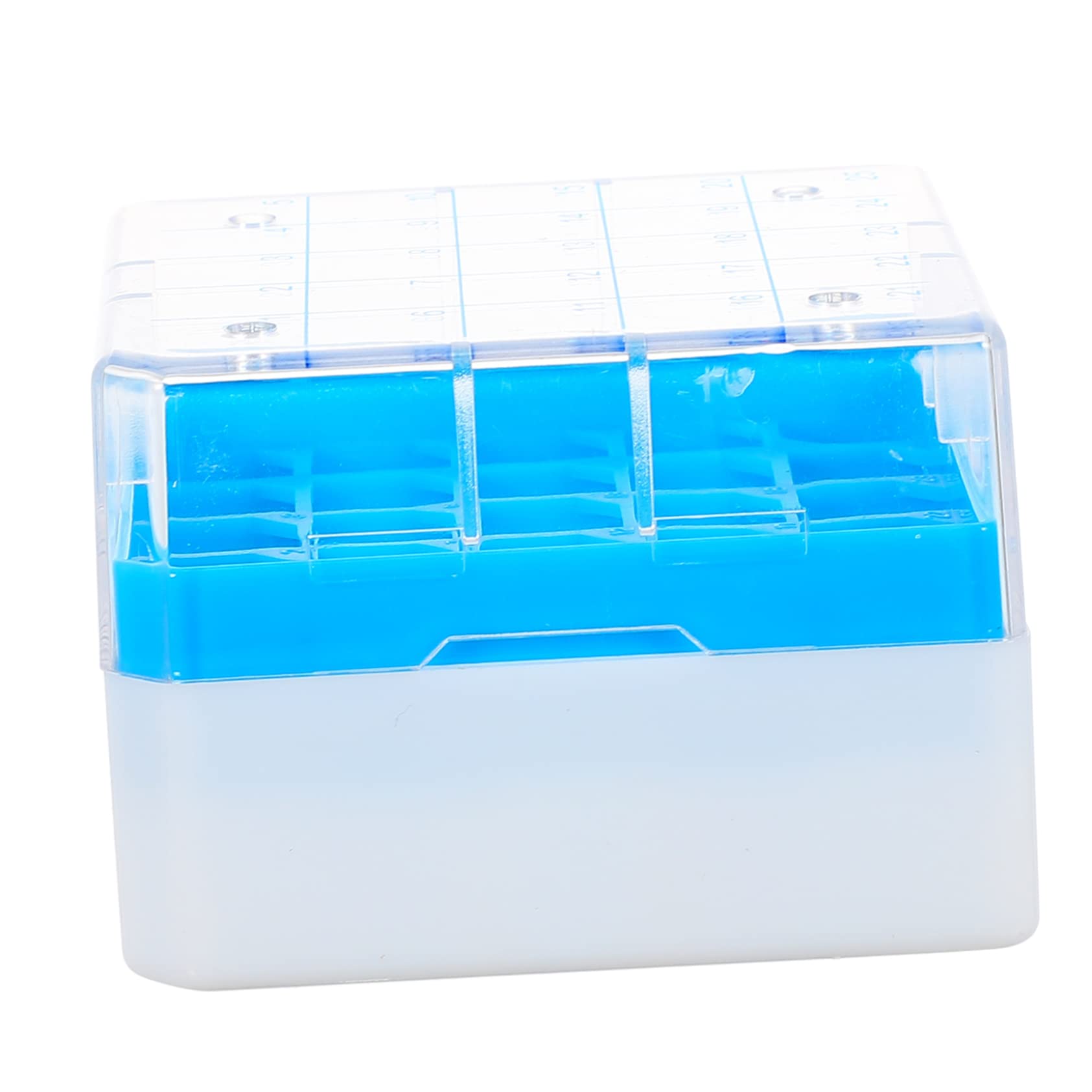 CIYODO Box Lab Test Tube Rack Clear Tubes Experiment Supplies Ab Test Tube Holder Tube Organizer Carnival Backdrop for Party Mini Test Tube Holder Rack Bins Vial Rack Scientific PC