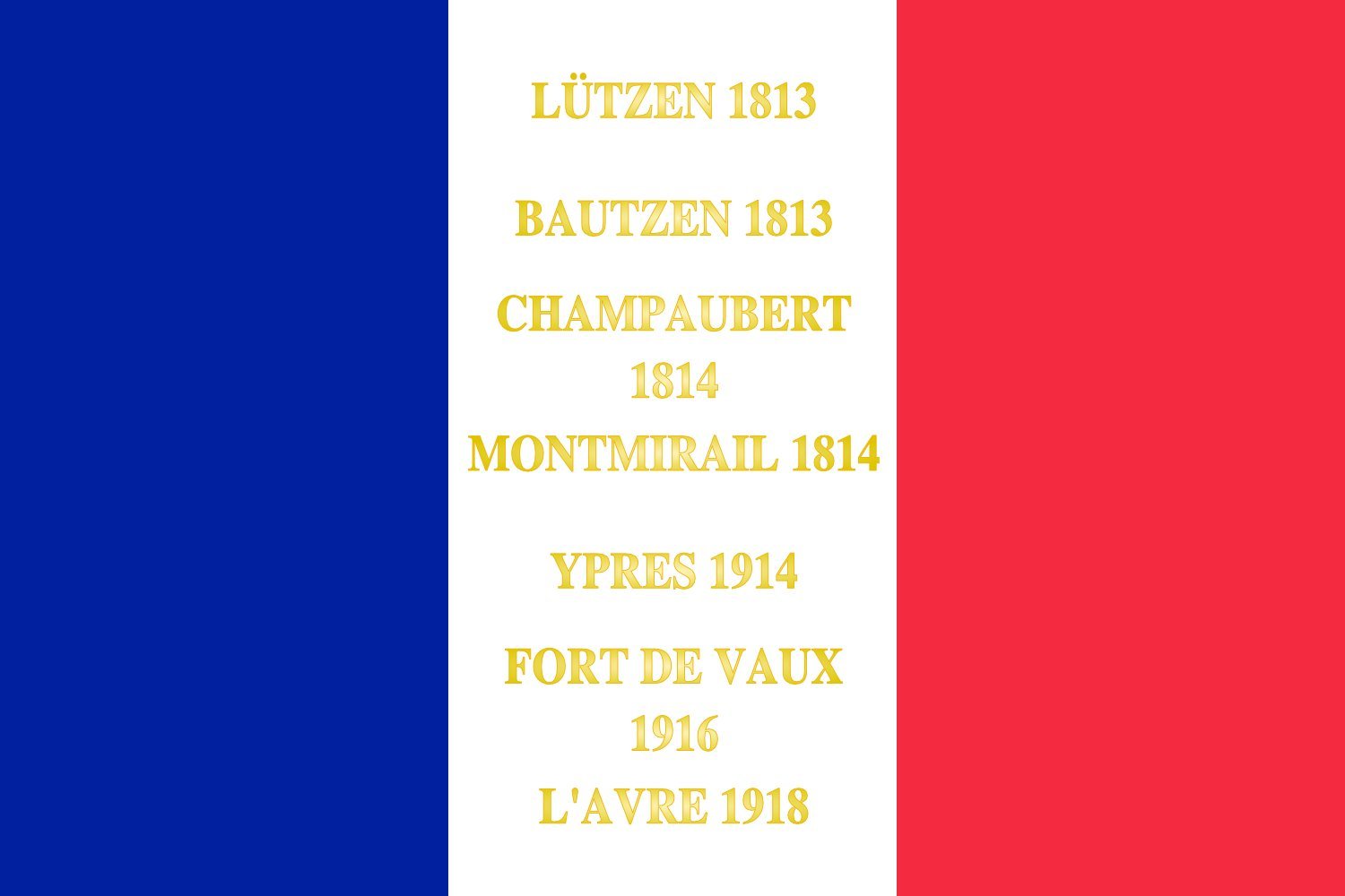Drapeau Large 142e régiment d infanterie de ligne | drapeau